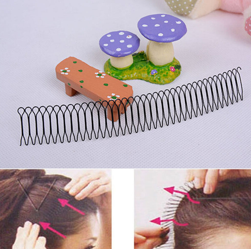 [Cutewomen2020] U-Shape Invisible Hair Finishing Fixer Comb New Hair Clip Hair Accessories