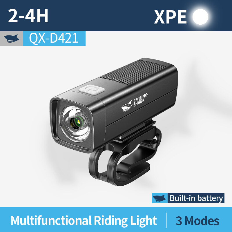 Smiling Shark QXD421 LED Bike Light 3Mode Super Bright Bicycle