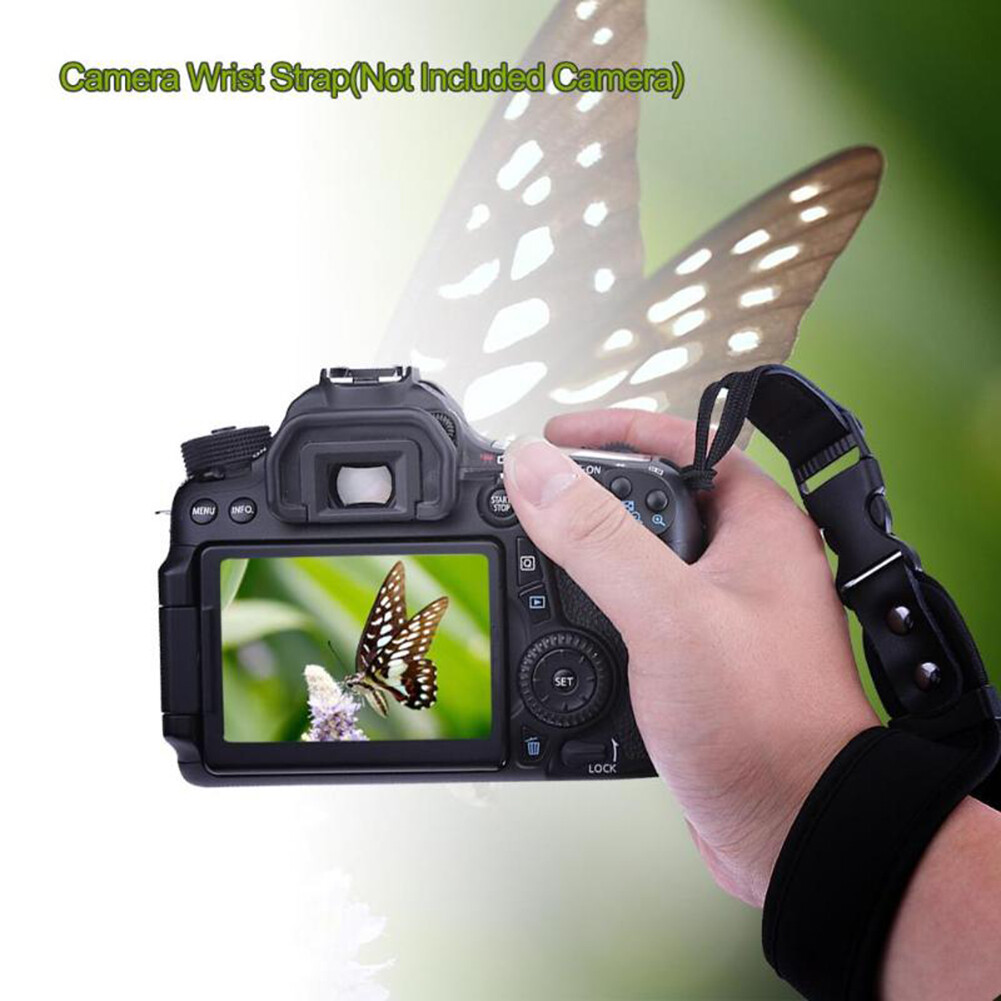 Soft Camera Hand Wrist Grip Strap Quick-Release Camera Wrist Belt Comfortable Lightweight for Canon/Nikon/Sony Fujifilm DSLR