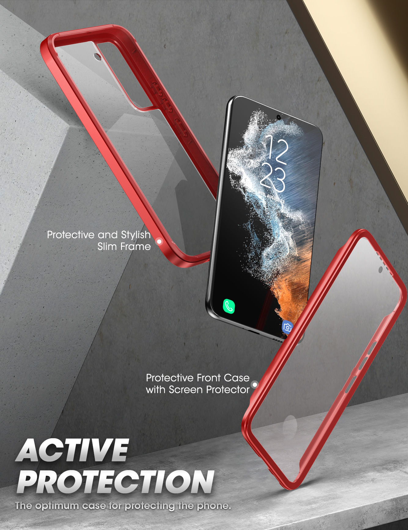 SUPCASE Ốp Cho Samsung Galaxy S22 Plus Ốp Lưng Trong Suốt Khung Mỏng UB Edge Pro Phát Hành 2022 Với Bảo Vệ Màn Hình Tích Hợp