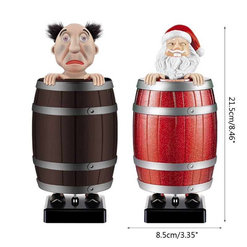 Santa Cigarettes Dispenser Cigarettes Storage for Case Spoofed Cigarettes Holder Automatic Ejection Cigarettes Holder