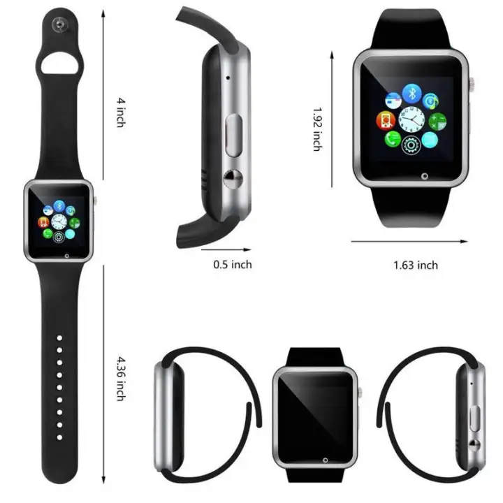 bluetooth smart wrist watch a1 gsm phone for android samsung iphone man women