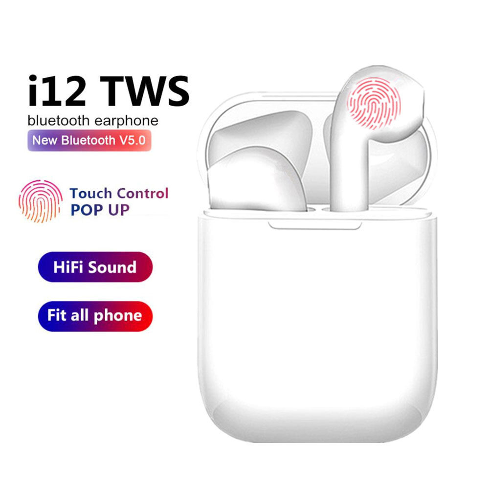 i12 tws wireless bluetooth earbuds