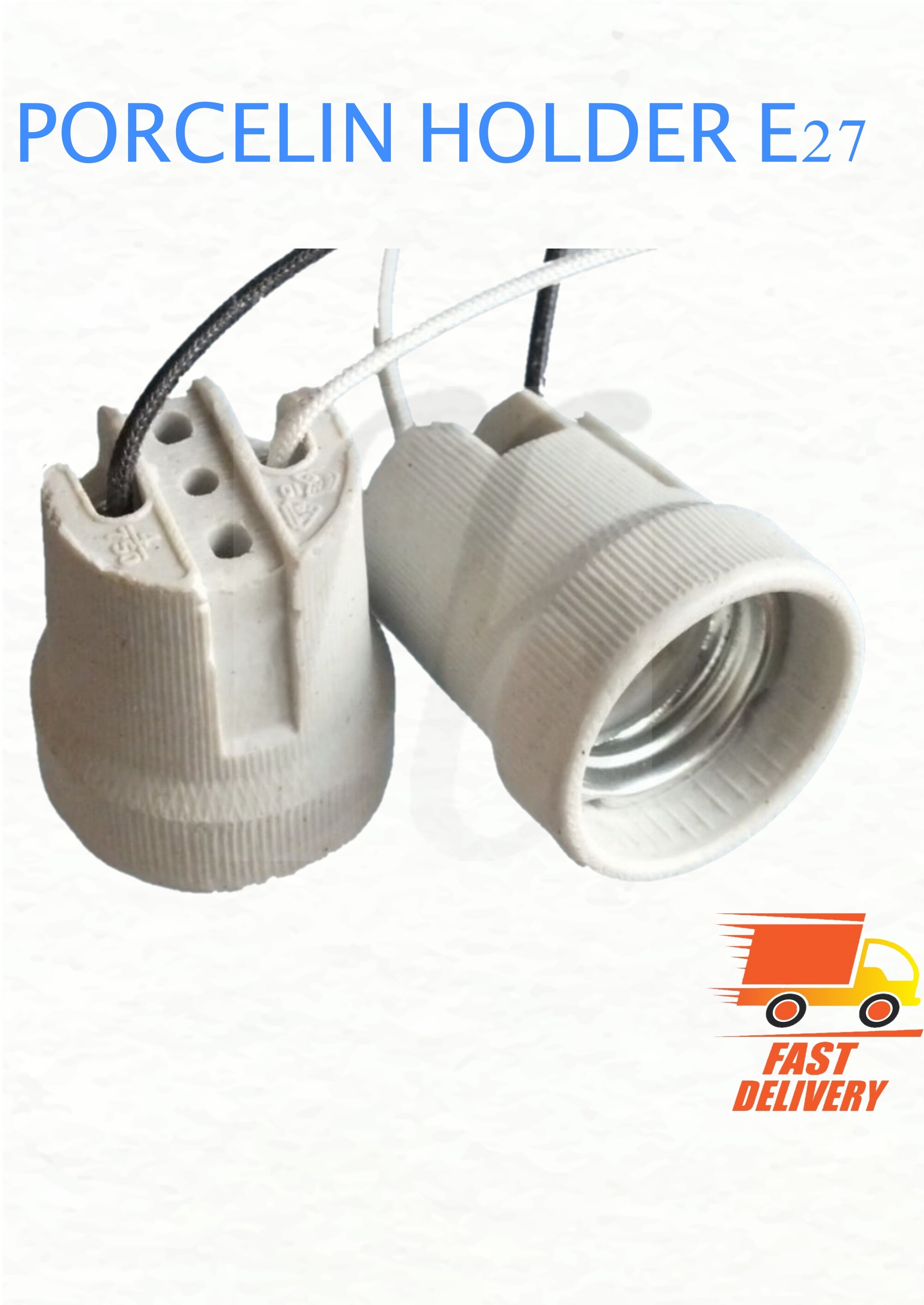 PORCELAIN LAMP HOLDER E27 Lazada