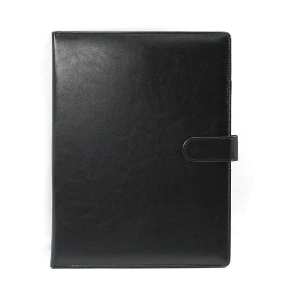 ETHTY Stationery Office Supplies PU Leather Document Case Document Bag Writing Pads Manager Clip A4 Clipboard Folder A4 File Folder Business Folder
