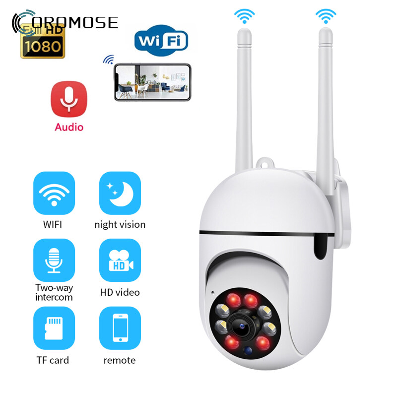 Camera Wifi Không Dây Máy Quay Trong Nhà 360 Độ Quan Sát Ban Đêm Hd Phát