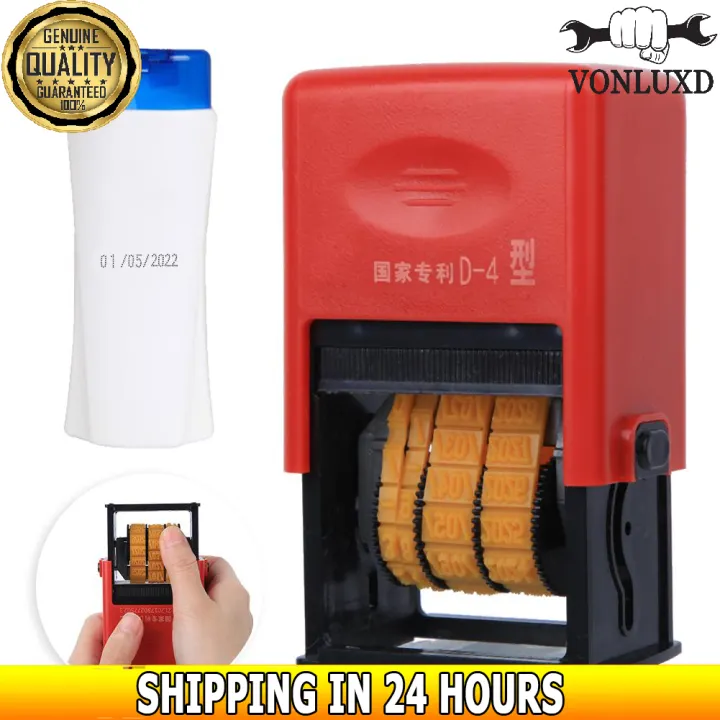 date printing machine on plastic bag