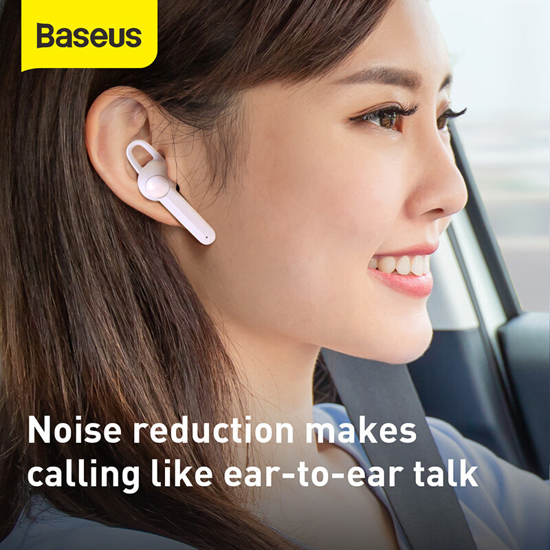 Tai nghe Bluetooth Baseus Encok A05 (Bluetooth 5.0, Vehicle-mounted Magnetic Charging Dock, Noise reduction Microphone)