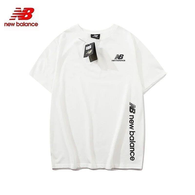 Short Sleeved T-shirt for Men and Women, Round Neck Top for Couples, Trendy and Classic Style