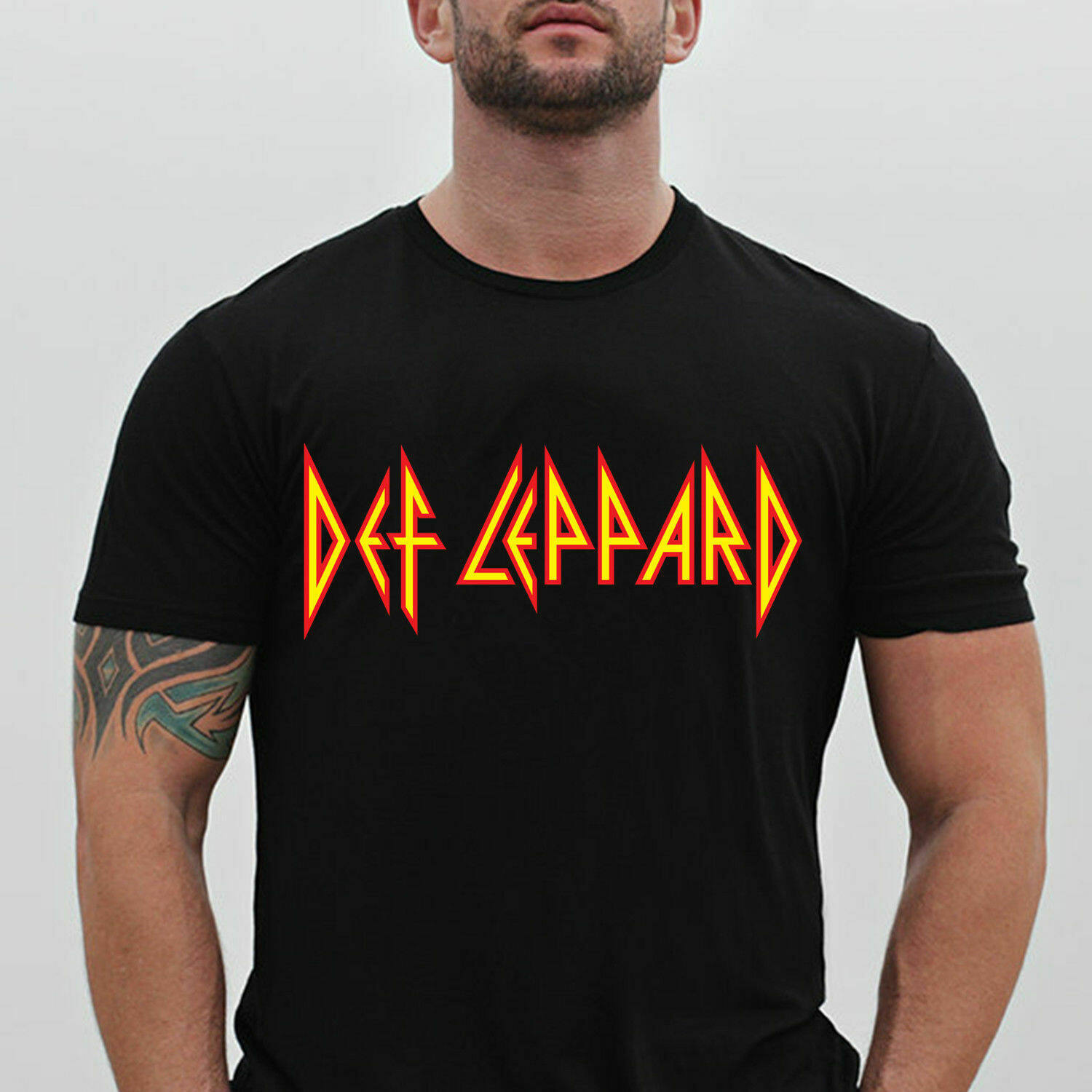 Def leppard cheap t shirt mens