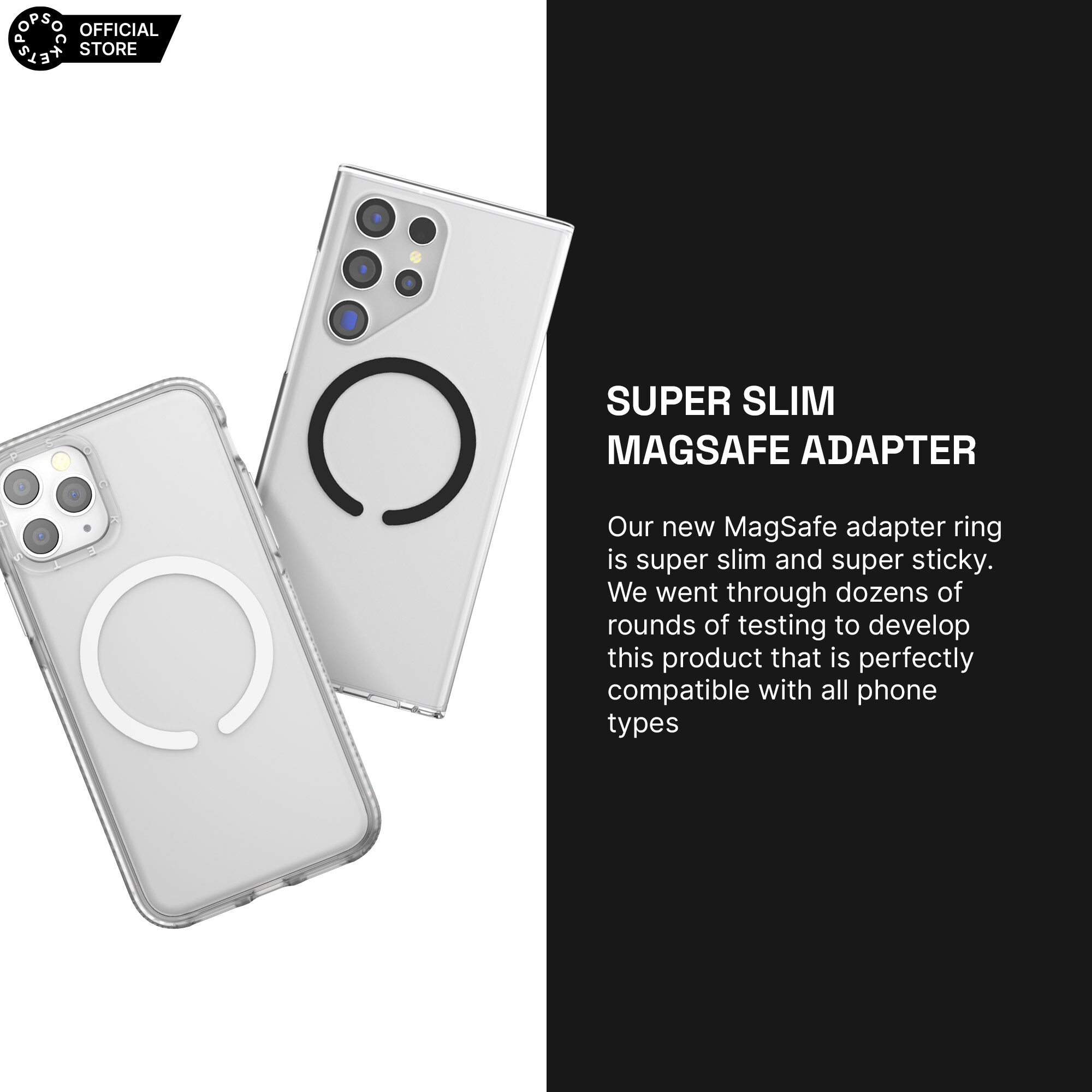 Popsockets MagSafe ống kính Bộ chuyển đổi | kẹp điện thoại cao cấp | poppgrip | Ổ cắm Pop | Ổ cắm Pop | Pop soket | popsocket