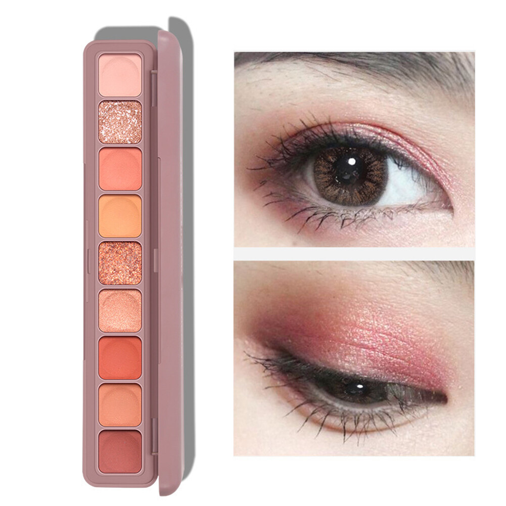 Bộ phấn mắt 9 màu beautybigbang, màu mắt lấp lánh, chống nước