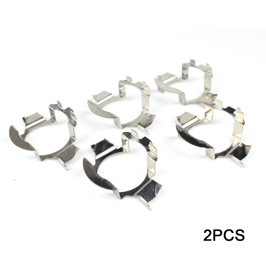 2pc H7 Led Headlight Lamp Adapter Socket Base Retainer Holder 