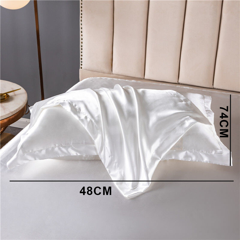 Vỏ Gối 1 Chiếc Bằng Lụa Satin Mềm 29 Màu Saturn Home Vỏ Gối Cảm Giác Mát Mẻ Chất Lượng 100% Màu Trơn Vỏ Gối Đơn Giản Sarung Bantal 48X74Cm