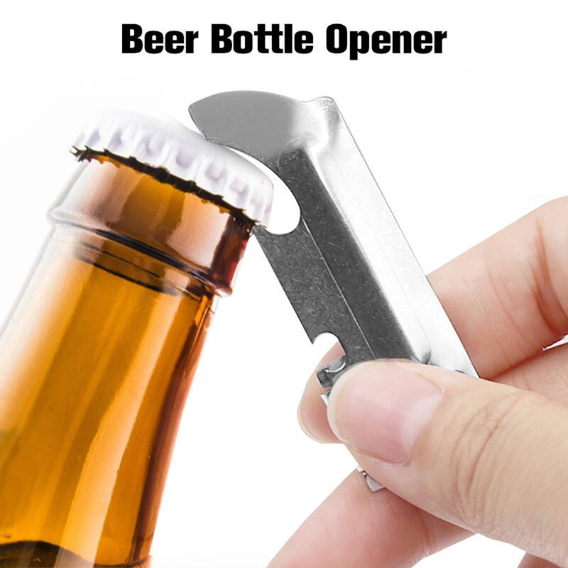 Tinmou Utili-key Stainless Steel Multi-function Can Opener Opener Folding Mini Opener