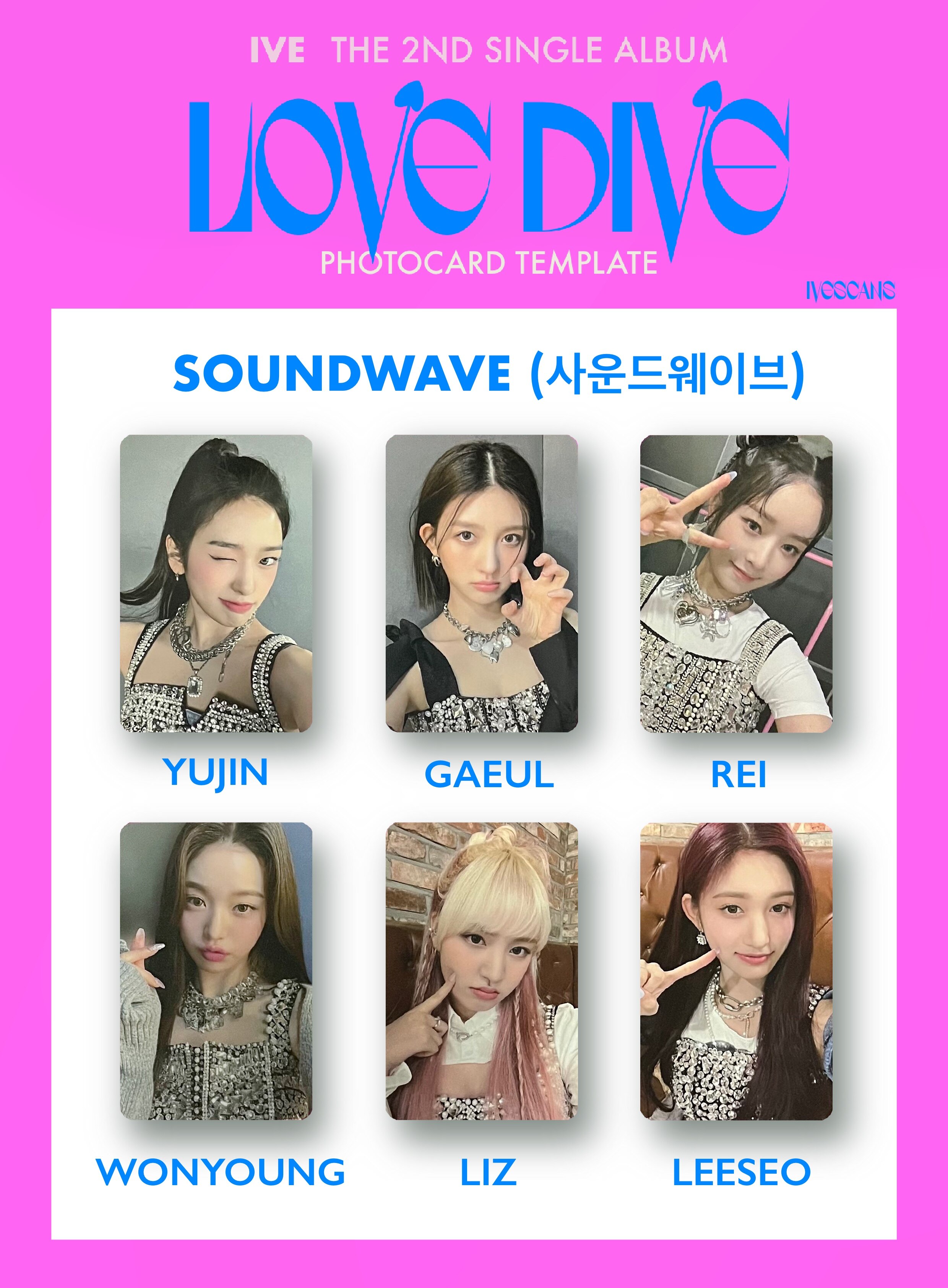 (Ready Stock) IVE 2nd Single Album Love Dive - Soundwave 1.0 | Lazada