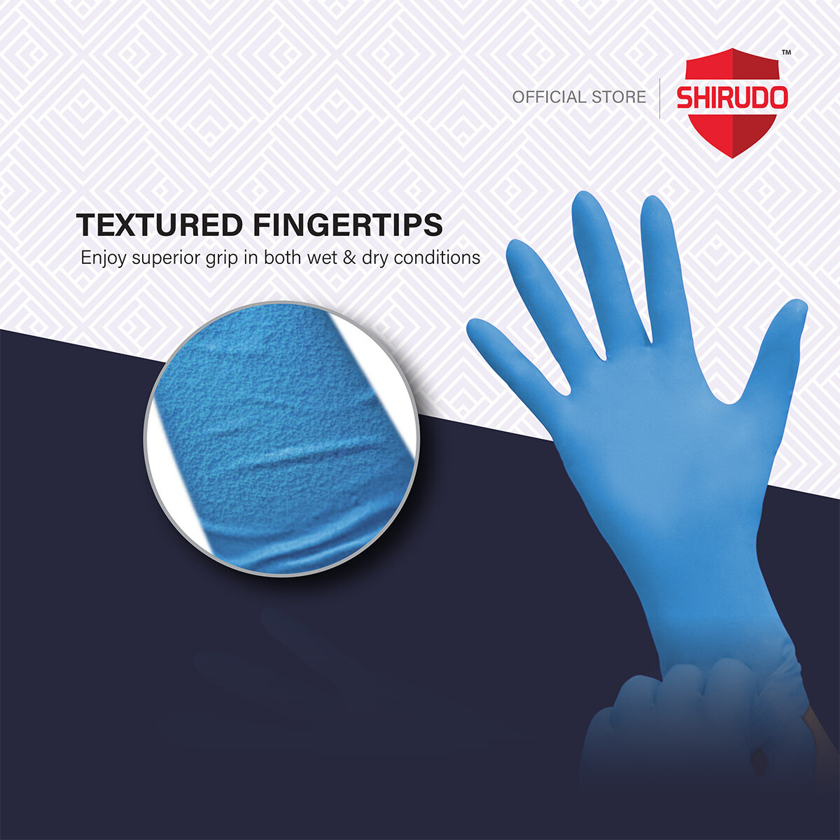 Lazada Shirudo Latex Gloves Nitrile Glove Latex Glove Exam Gloves