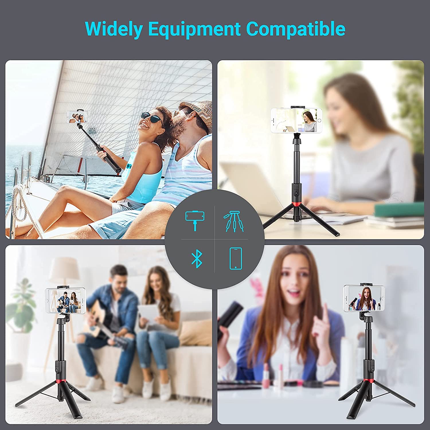 SmallRig Chân Máy Ảnh Tự Sướng Pro/Standard Edition | Kéo Dài 130cm + Điều Khiển Bluetooth | Gắn Mic/Đèn Chuyên Nghiệp | Gấp Gọn Cho Vlog/Live Stream 3375 / 4729