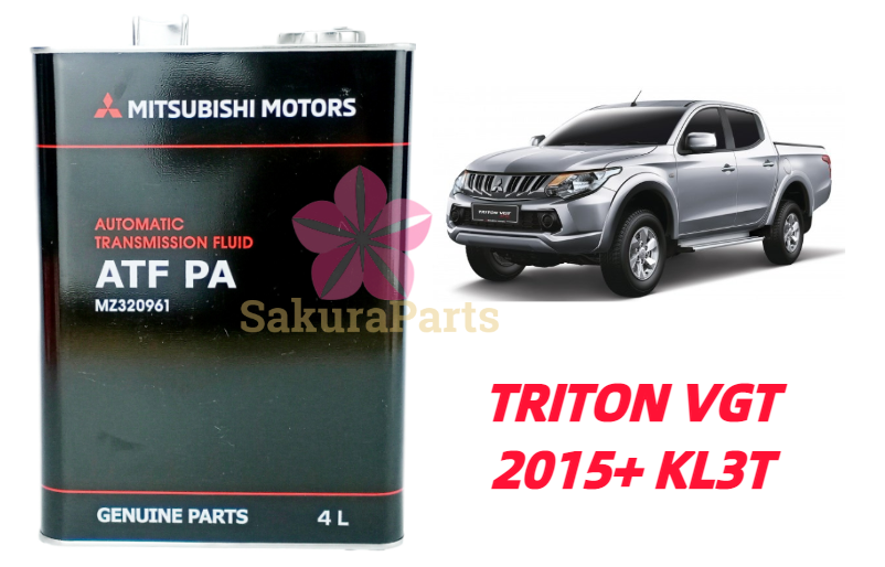Mitsubishi ATF PA Transmission Fluid 4L for Mitsubishi Triton 2015 VGT KL3T Lazada