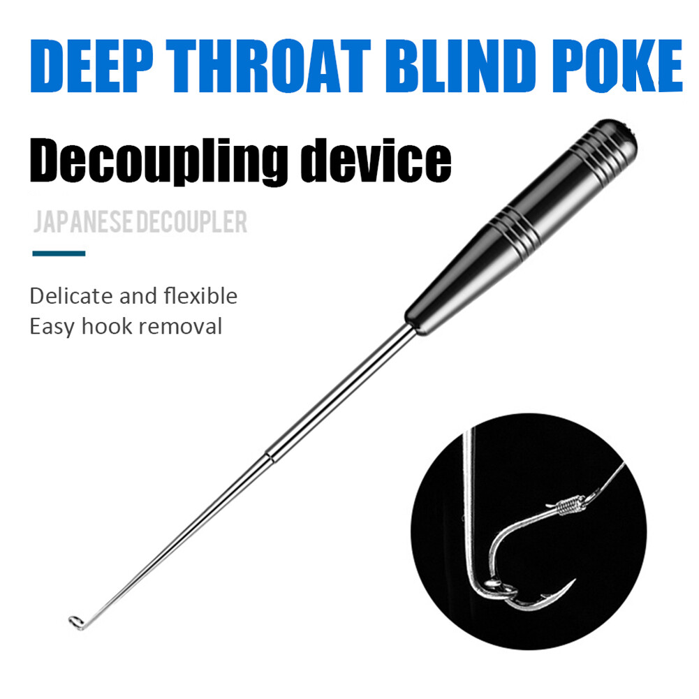 2pcs Stainless Steel Fishing Hook Extractor Fish Hook Quick Removal Tools