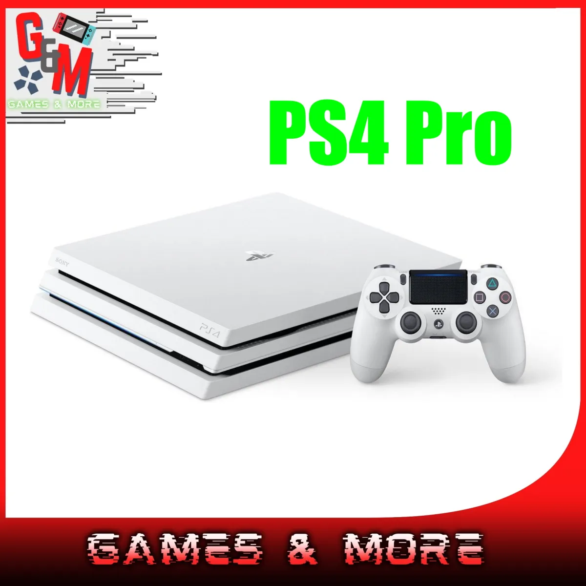 Sony Playstation 4 Ps4 Pro 1tb Glacier White Export Set Lazada