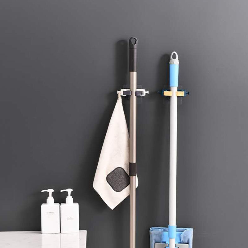 Mop and Broom Holder Hanger Storage Organizer Wall Mounted