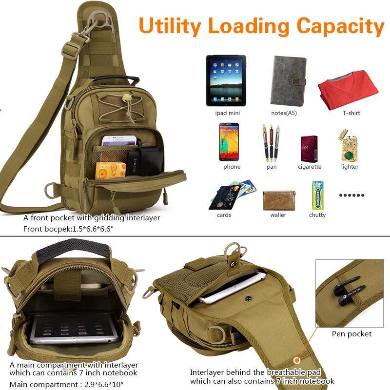 Mini tactical sling outlet bag