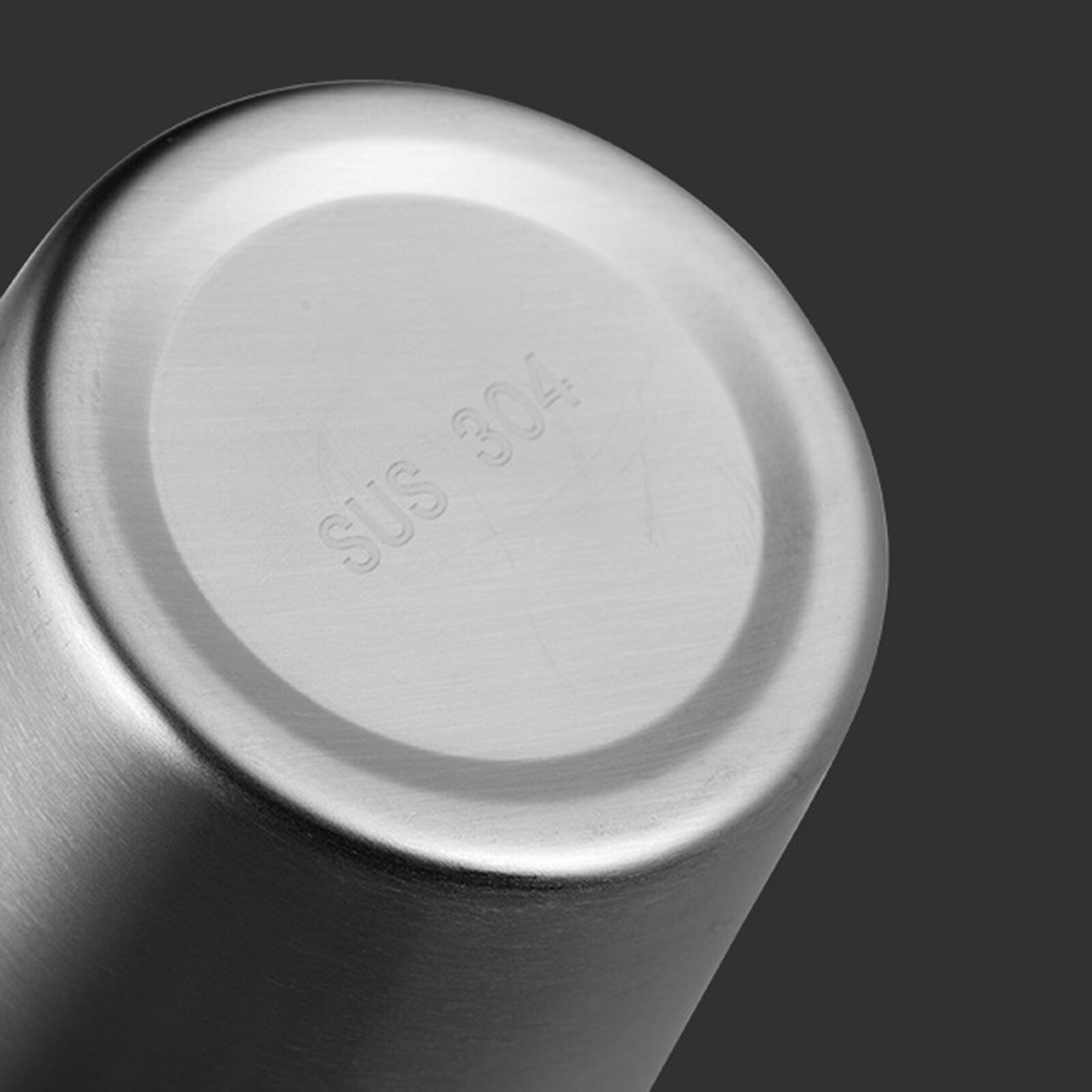 Terylin 350/500ml Water Cup Stackable Easy to Use Stainless Steel Kitchen Rust-resistant Juice Bear Cup for Home