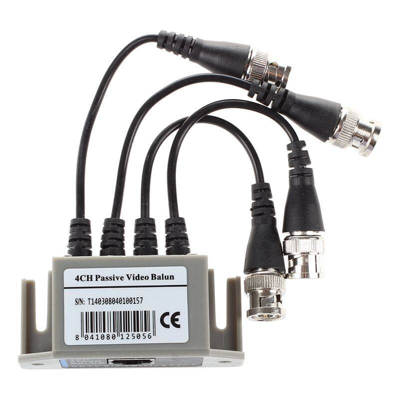 Giá 4-Channel Video Balun BNC UTP CAT5 Transmitter for CCTV/ Surveillance Camera Trend