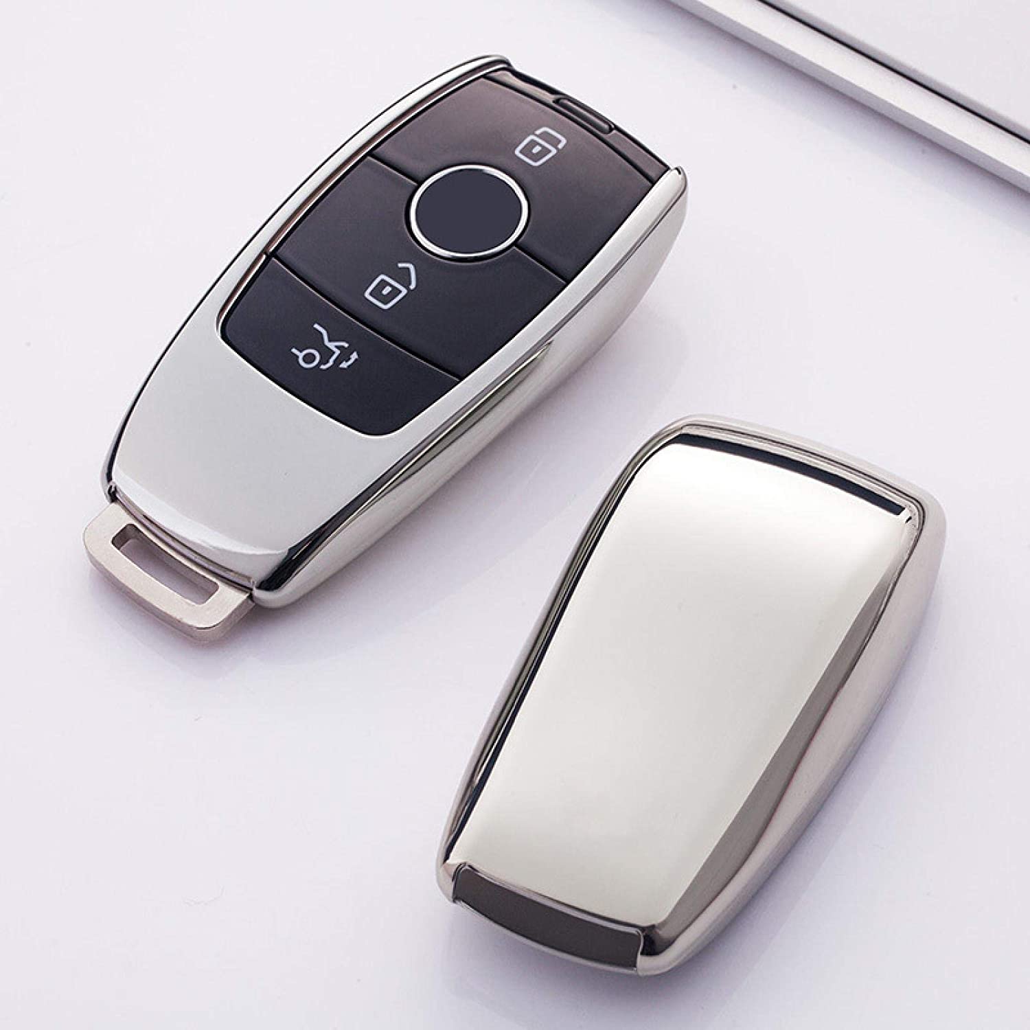 For car key shell,for car key case cover,for mercedes benz 2017 2018 e serials e300 e200 e220 maybach s320l s450 s350 e-black