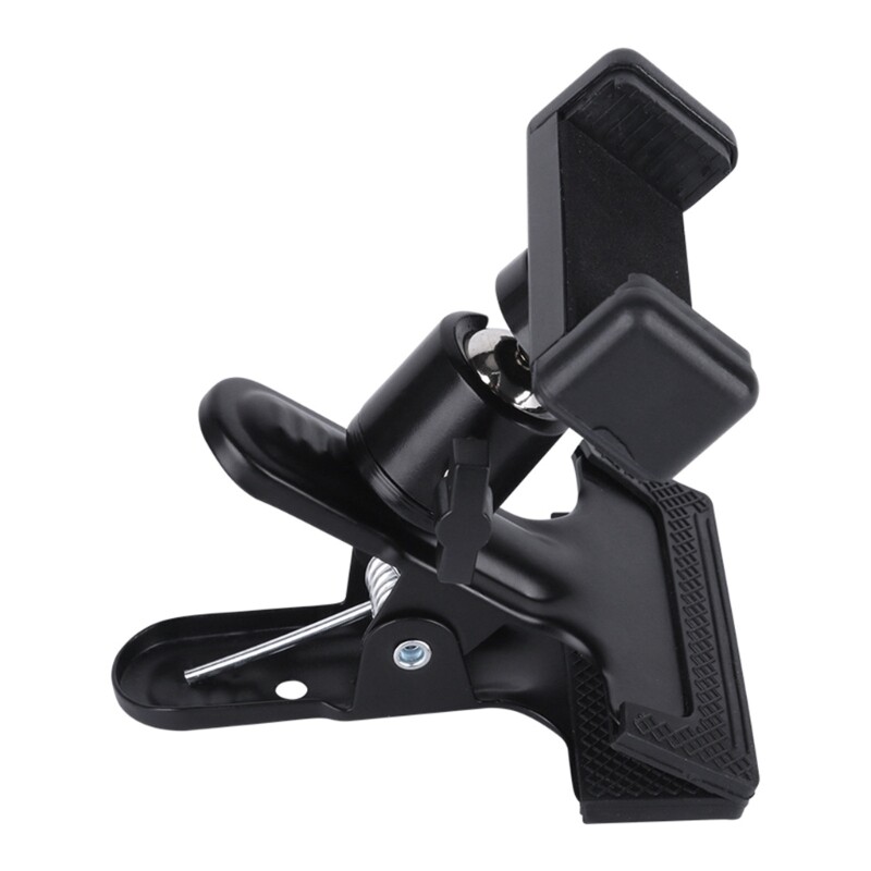 Guitar Phone Holder Guitar Head Clip Headstock Cell Phone Clamp Clip Mount Adjustable Headstock Clamp Clip Mount Bracket