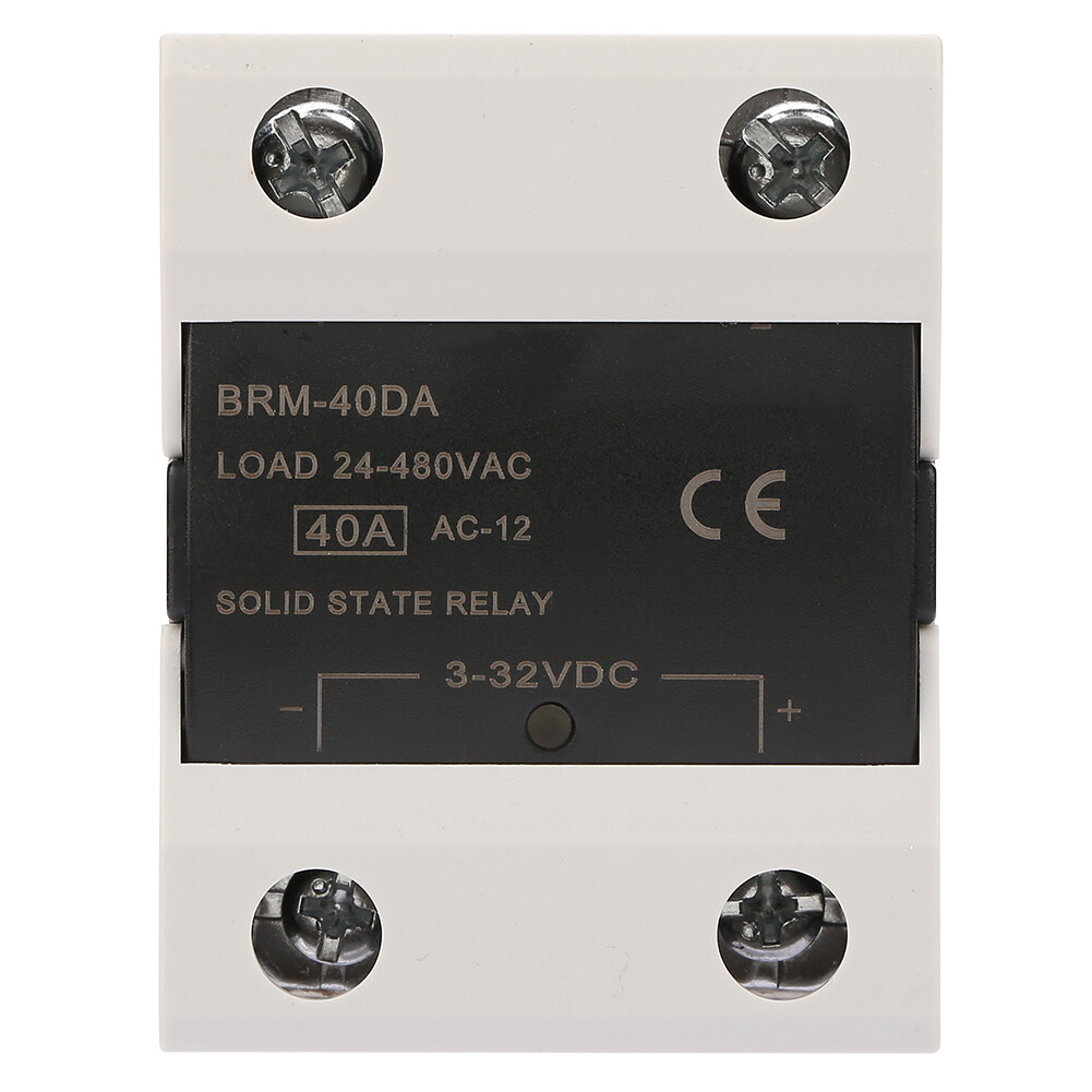 Rơ Le bán dẫn 40A Rơ Le bán dẫn BRM-40DA tải 24-480Vac Rơ Le bán dẫn cho quá trình tự động hóa công nghiệp
