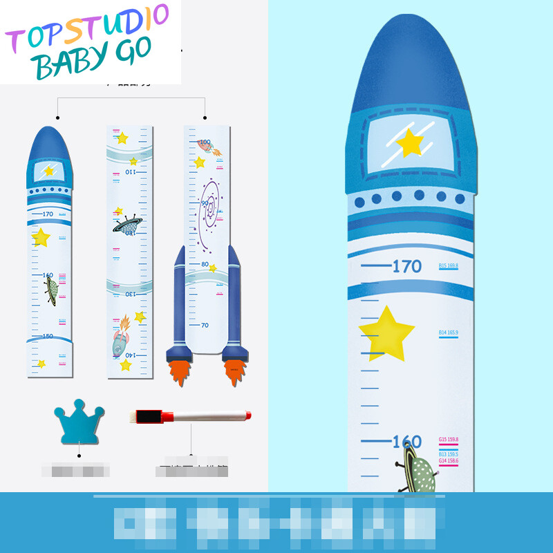 Topstudio BabyGo Children's Height Growth Chart Wall Sticker Kids Playmat