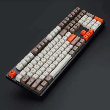 AKKO เครื่องจักรไอน้ำ 108 Key SA โปรไฟล์ปุ่มกด PBT SA ชุดปุ่มกดสำหรับคีย์บอร์ดแบบกลไก