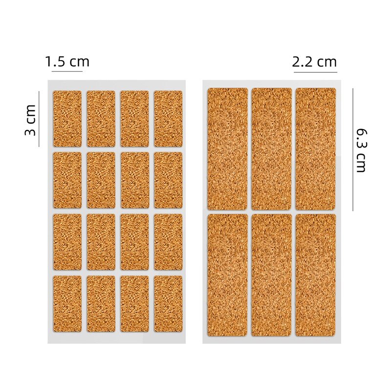 6 Sheets Creative Classification Cork Label Stickers Student Tearable Waterproof Name Stickers