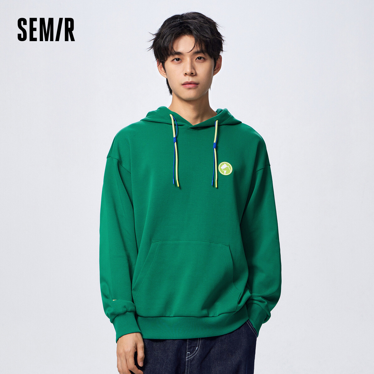 Semir Sweatshirt Men New Loose Drawstring Hooded Hoodies Daily 2024 Sweatshirt