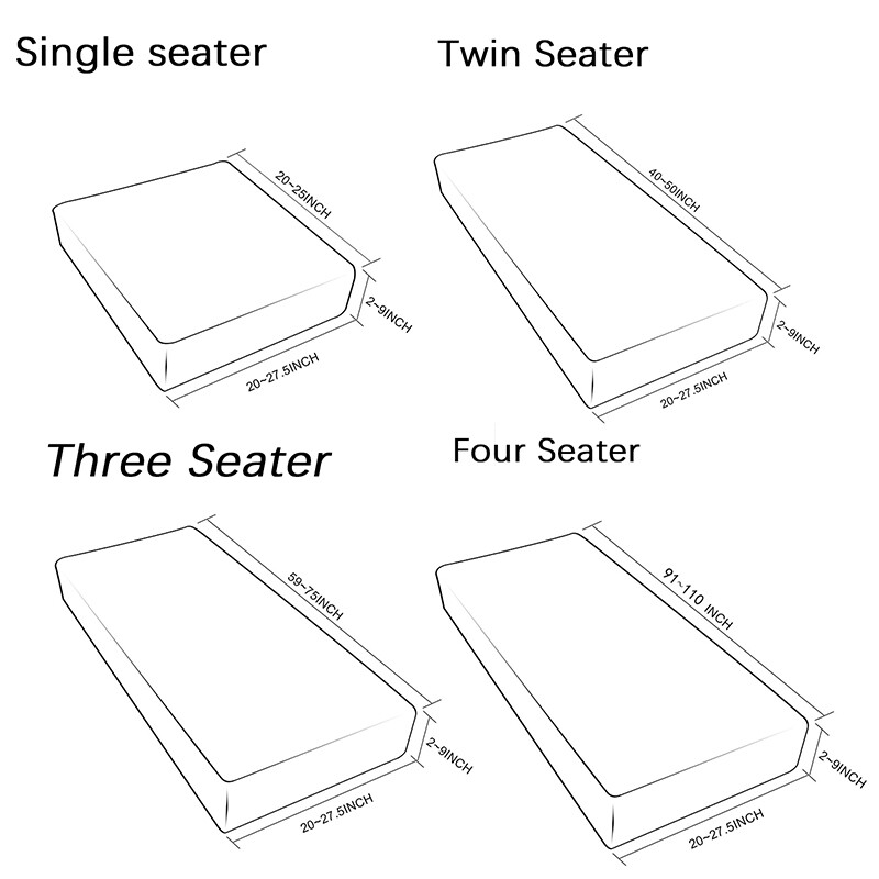 Vỏ Gối Tựa Lưng Ghế Sofa Không Thấm Nước Vỏ Gối Vỏ Bọc Bảo Vệ Vải Thay Thế Trang Trí Nội Thất Ghế Sofa Co Giãn Vỏ Gối Trang Trí Nội Thất