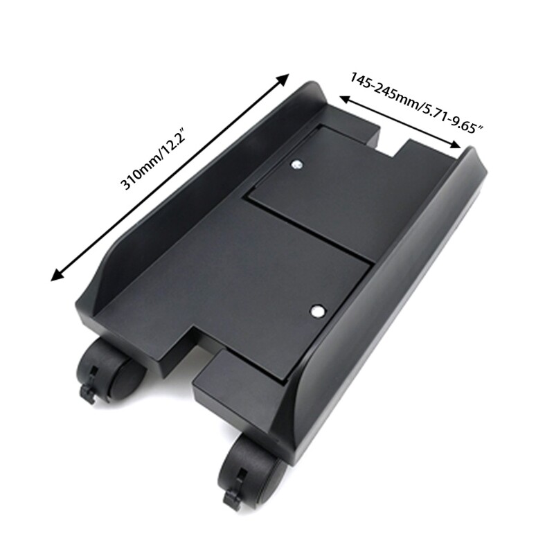 ✪【Good medias】【Ready Stock】PC Cart CPU Holder Computer Tower Stand Holder with Locking Caster Wheels Mobile Computer Desktop Floor Stand Under Desk