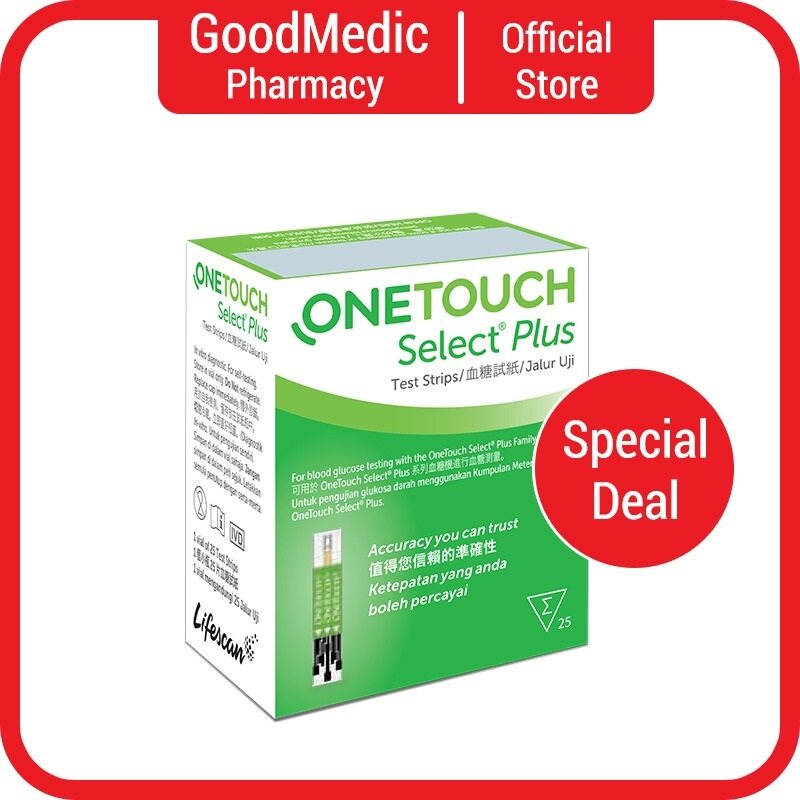 OneTouch Select Plus Simple 25s Strips | Lazada