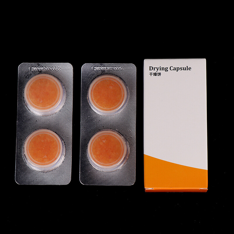 JUNMEI 4Pcs Hearing Aid Drying Capsules Desiccant Dehumidifier Drying Pallet for BTE