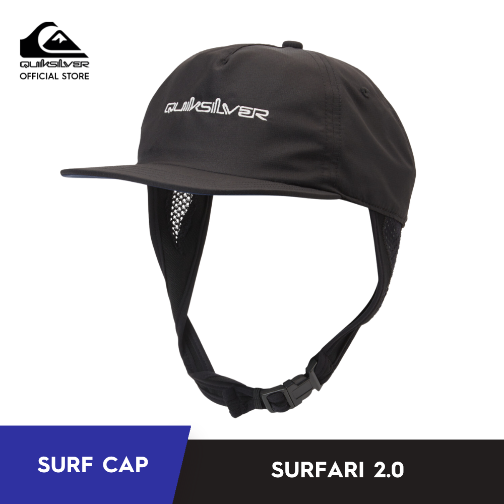 Quiksilver Surfari Surf Cap Black/Black Black Polyester Surf