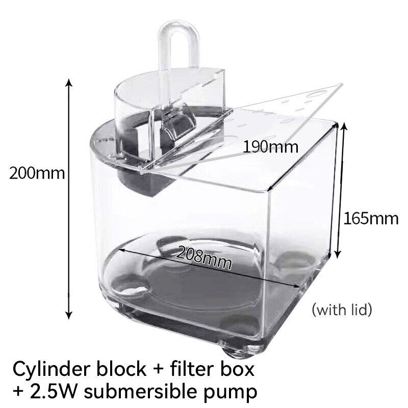 Teeker Fish Tank Mini Desktop Aquarium Water Pump Filter Box fish tank filter