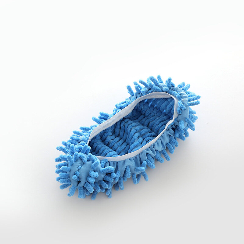 A Pair Chenille Reusable Shoe Covers, Cleaning Microfiber Lazy Floor Slippers, Multifunctional Floor Dust Removal Shoe Covers, Replaceable Cleaning Dust Removal Mop