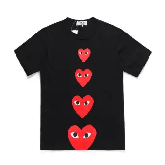 cdg play shirts