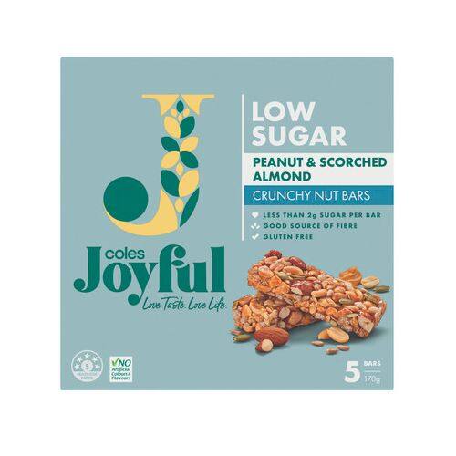 Coles Joyful Low Sugar Muesli Protein Breakfast Bar Assorted Flavours