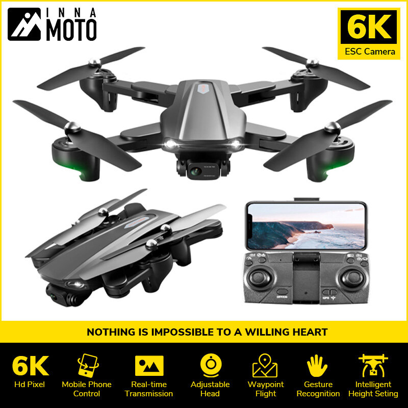 R20 GPS Drone โดรนพร้อมกล้องรีโมทคอนโทรล Quadcopter Drone พร้อมกล้อง4K ...