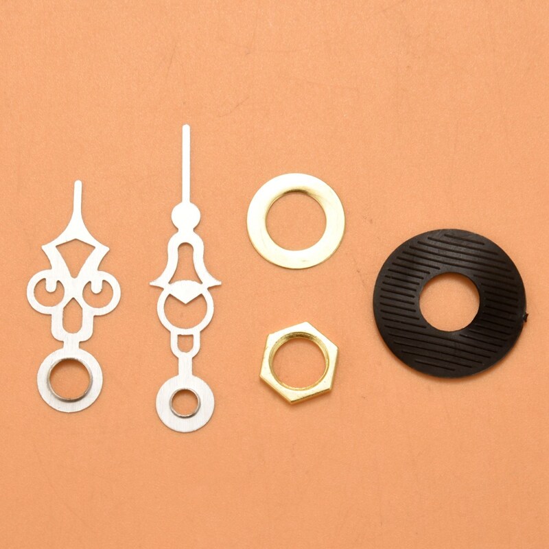 DIY Clock Metal Texture Creative Wall Clock Retro Wall Clock movement Accessories