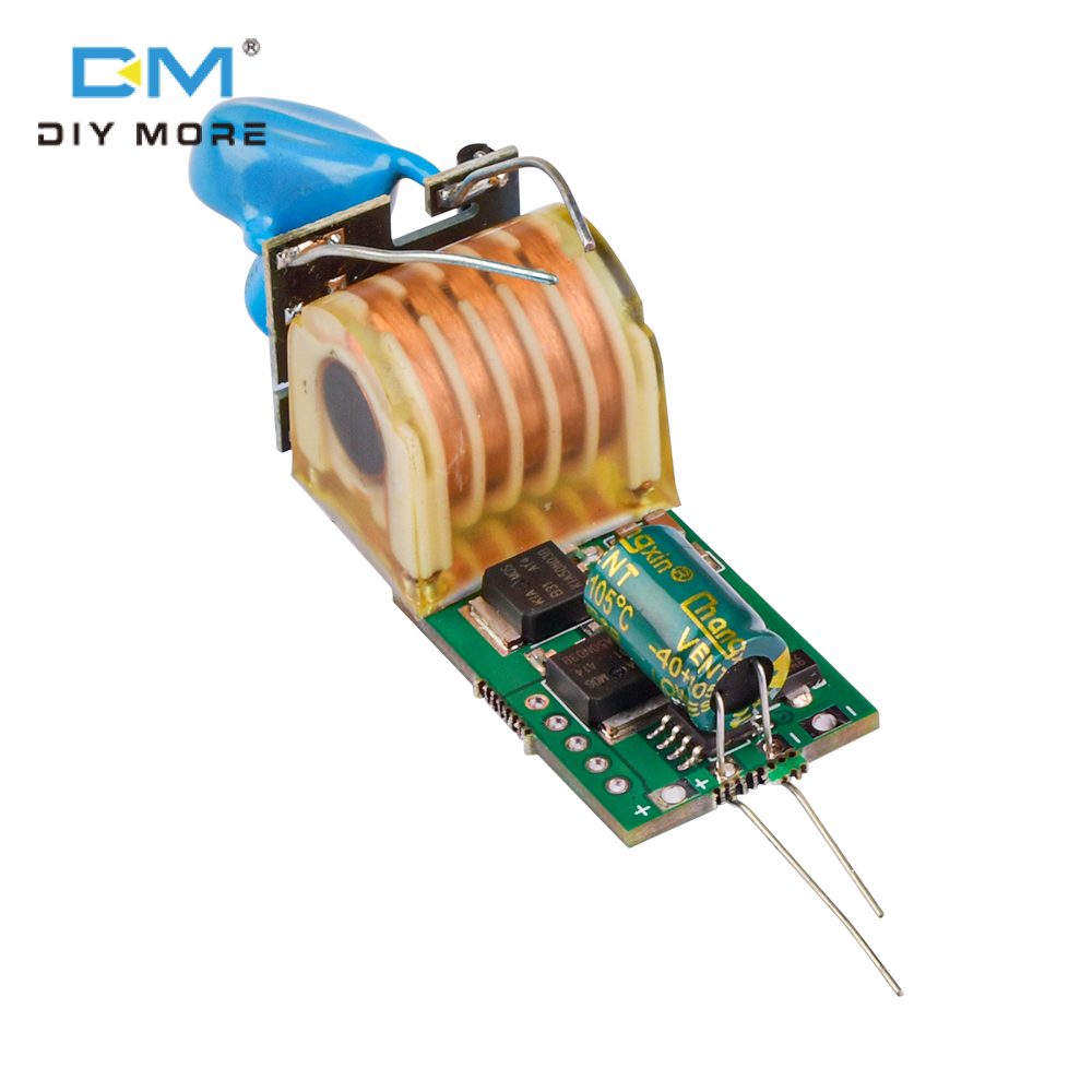 diymore Bo Mạch CuộN Tăng Xung Hồ Quang Tăng Áp 7.4V 15KV Bo Mạch Điều Khiển Gói Điện Áp Cao Mô-đun Điện Áp Cao Thiết Kế Mạch Phát Nhiệt Thấp Và Hiệu Suất Cao