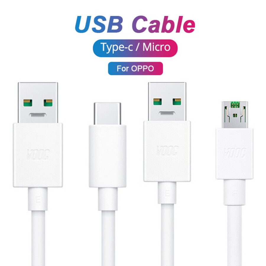 Dây Cáp Sạc Nhanh Micro USB & Type C Cho OPPO