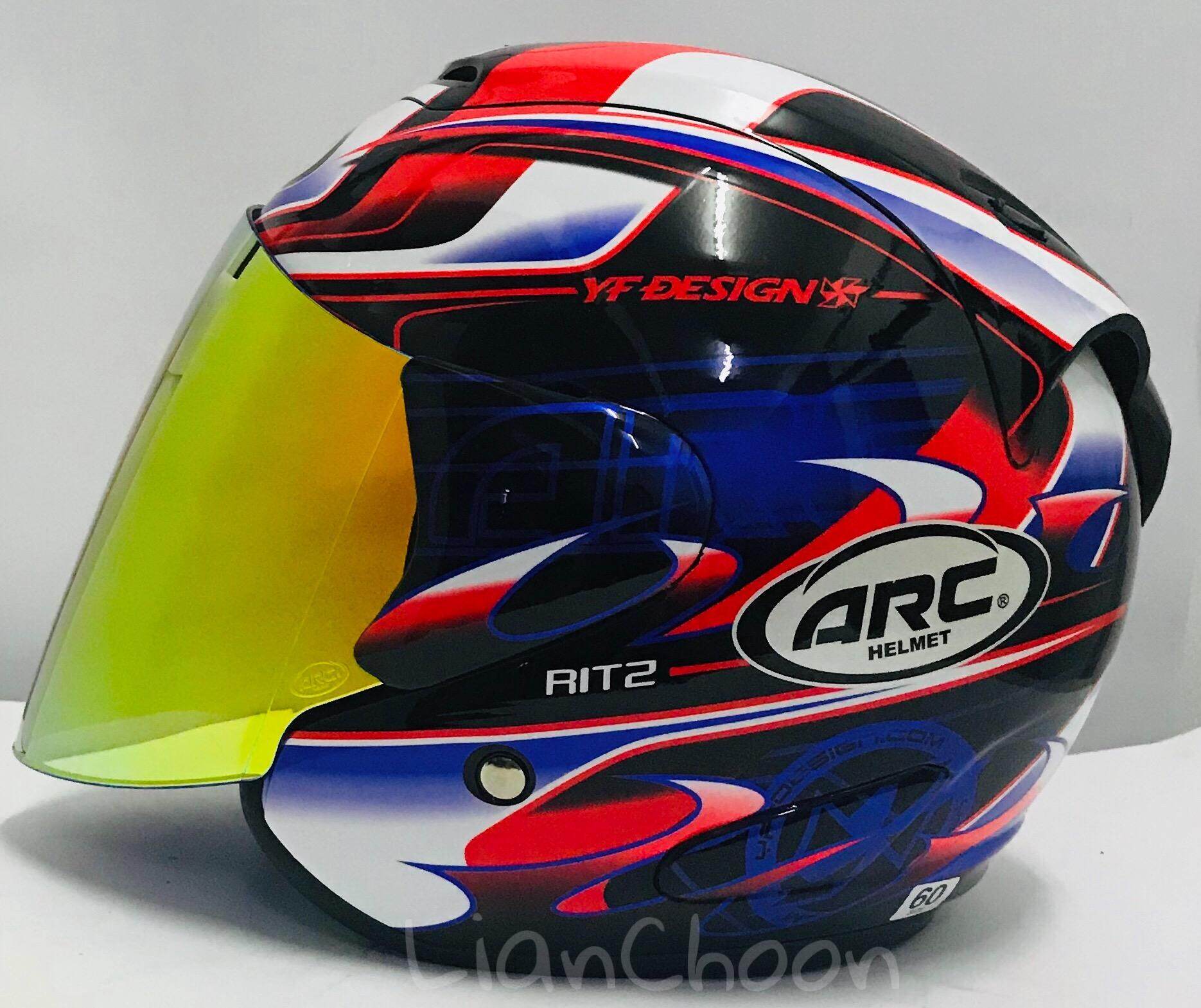 Arc Ritz Yf1 Helmet Arc Visor Original Lazada Arc Ritz Yf1 Helmet Arc Visor Original Lazada